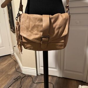 Treasure & Bond Brown Leather Crossbody Bag